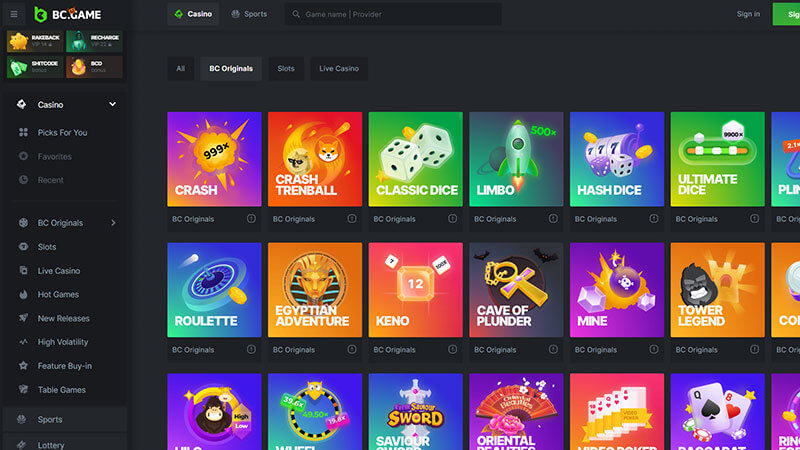 Exploring the Exciting World of BC Game Crypto Casino